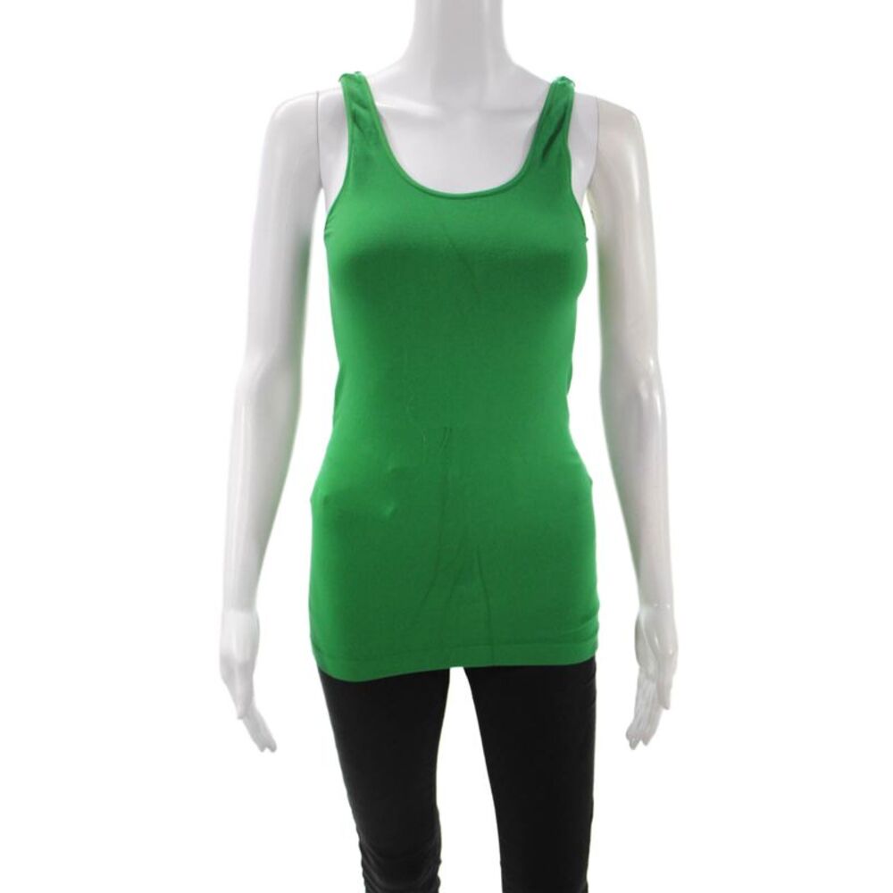 Recover Womens Basic Sleeveless Tank Green Size One Size
